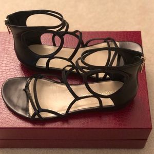 NEW Tamara Mellon Black Sandals